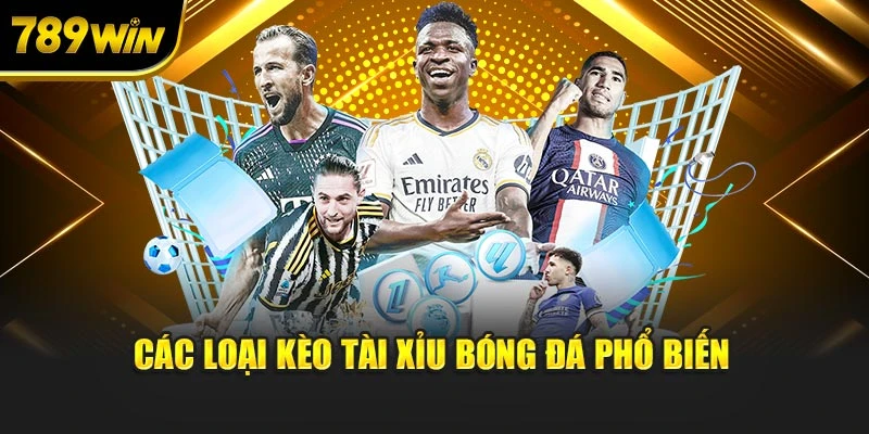 Các loại kèo tài xỉu bóng đá phổ biến